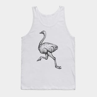 Ostrich Flightless Bird Tank Top